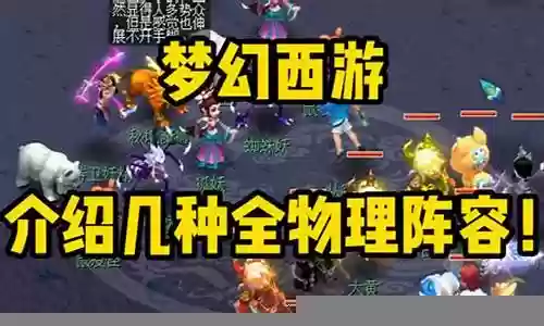 梦幻物理队阵容搭配图解插图