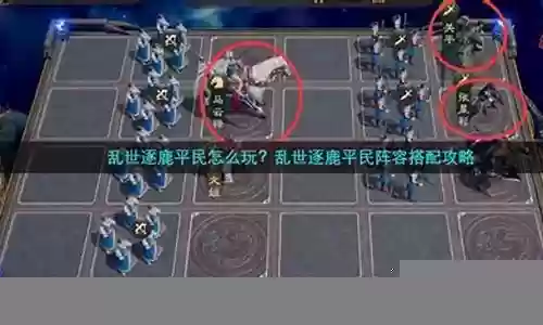 逐鹿天下阵容搭配图插图