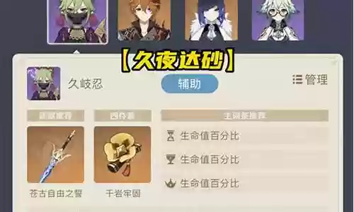 狙击叛忍阵容搭配图插图