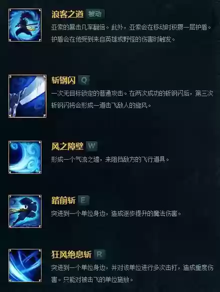 亚索出门带什么技能插图