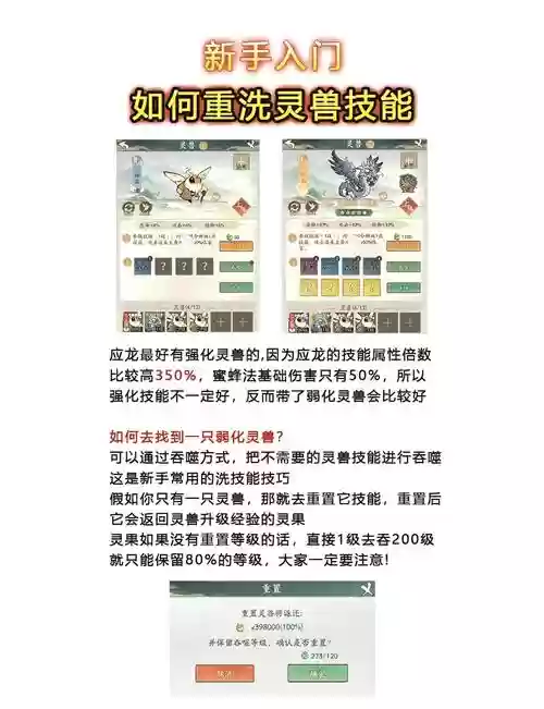 给灵兽打技能书插图