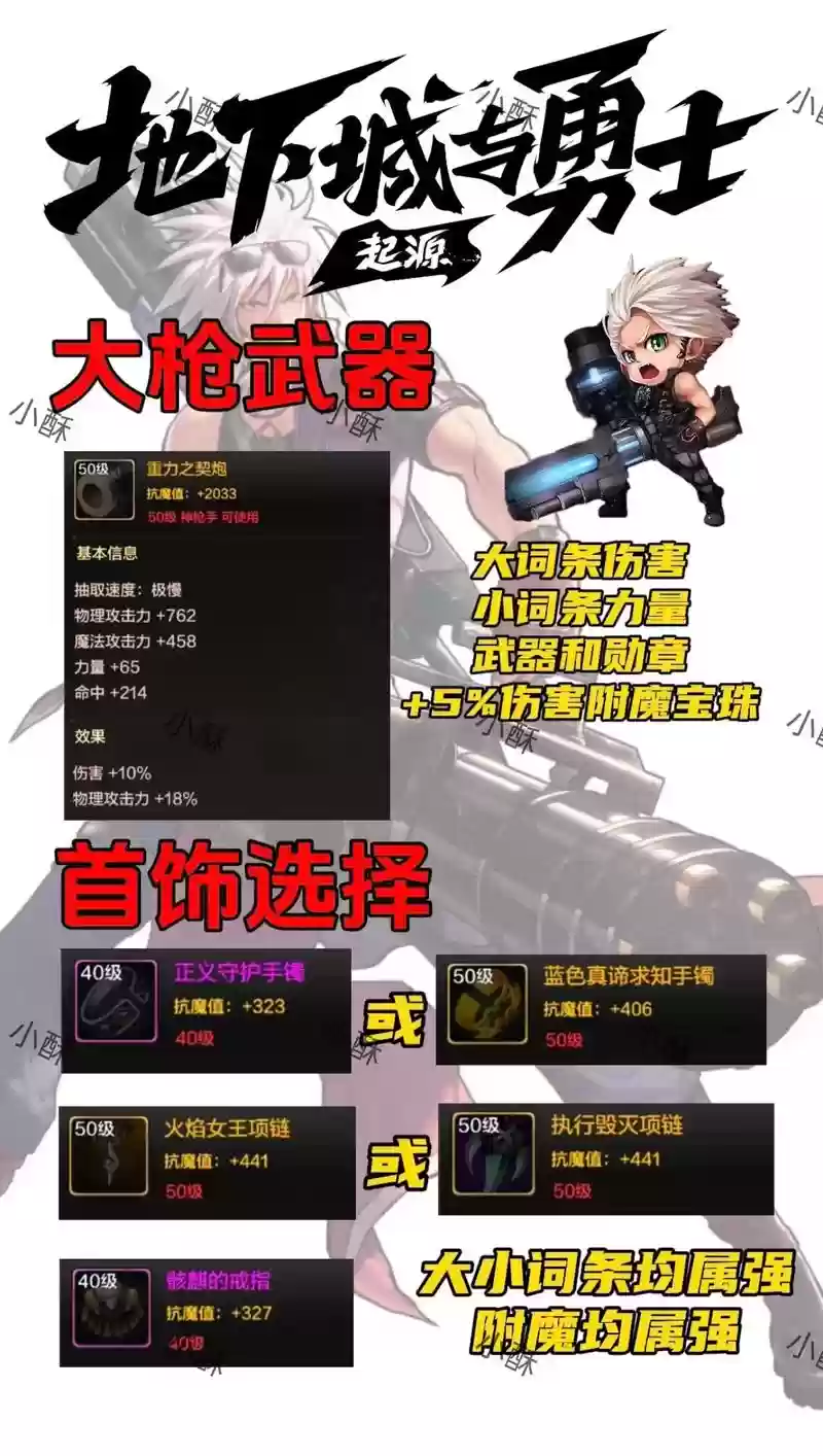 dnf大枪戴什么辅助装备好_1插图1