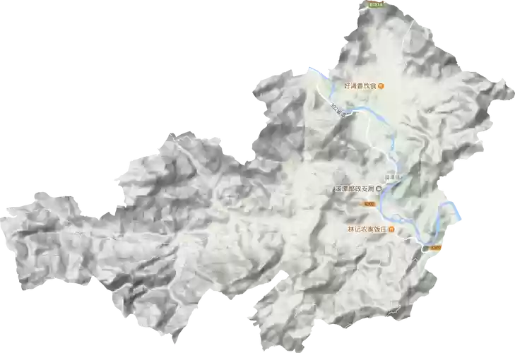 武器溪镇地图，武器溪镇地图高清插图