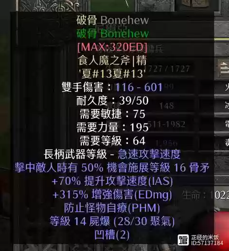 暗黑2雇佣兵装备技能，暗黑二 雇佣兵装备插图1