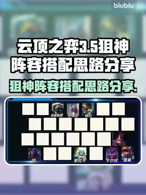 云顶之弈狙神阵容搭配，云顶之弈狙神阵容搭配最新插图