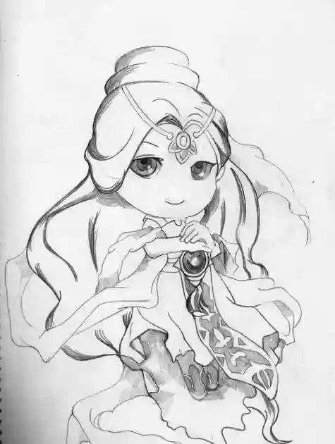 梦幻西游手游漫画人物图片，梦幻西游手游人物简笔画插图1
