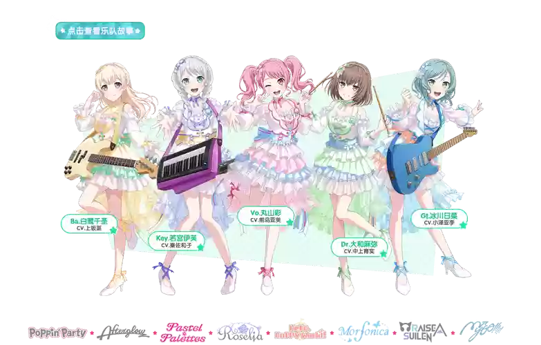 少女派对游戏阵容搭配图，少女派对乐队插图1