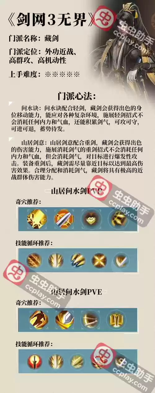 重制版剑三藏剑技能键位，剑网三藏剑技能连招2021插图