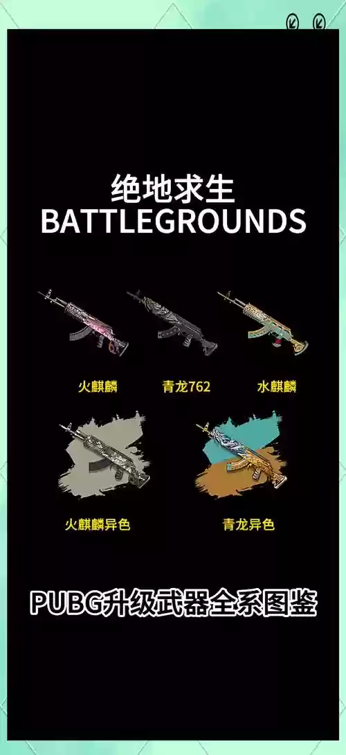 地求生的武器，绝地求生的武器插图