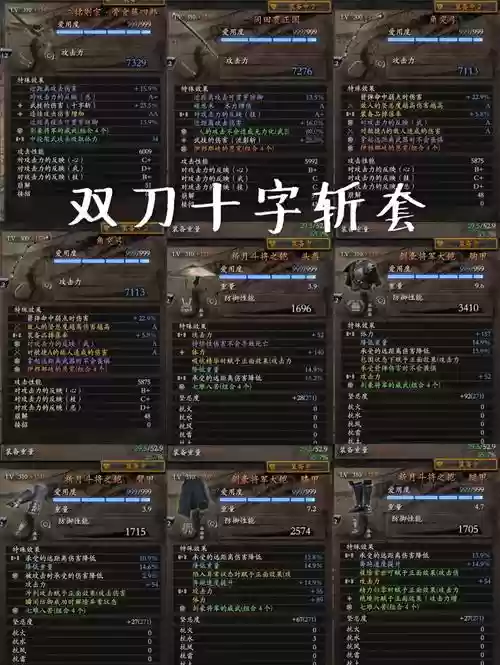 仁王双刀带什么装备，仁王双刀带什么装备好插图1