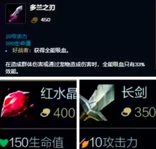 多兰棍有这装备吗，多兰对槌在哪插图