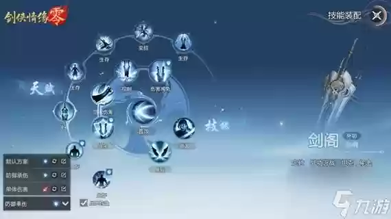 剑侠情缘天赋技能，剑侠情缘天赋技能大全插图