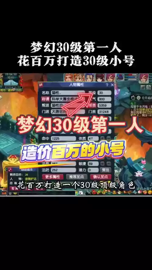 梦幻西游30级没蓝了买什么好处，梦幻西游30级之后怎么玩插图1