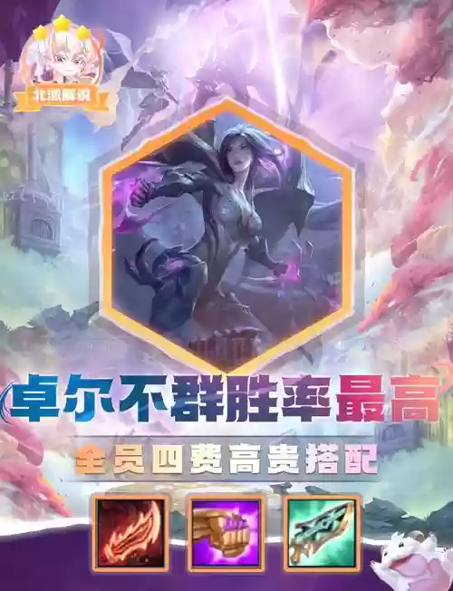 英雄联盟卓尔不群阵容搭配，卓尔不群下一句是什么插图