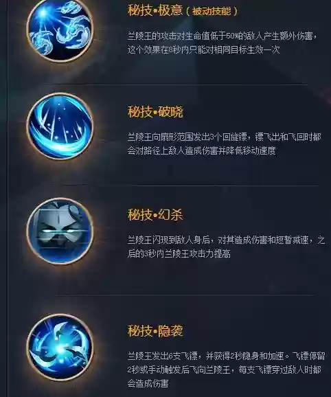 兰陵王怎么放技能,兰陵王怎么用厉害插图1 兰陵王怎么放技能,兰陵王怎么用厉害插图1