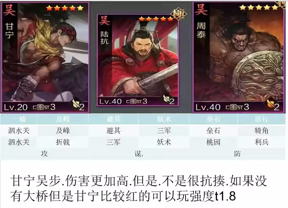 群阵容甘宁怎么搭配,甘宁 阵容插图1 群阵容甘宁怎么搭配,甘宁 阵容插图1